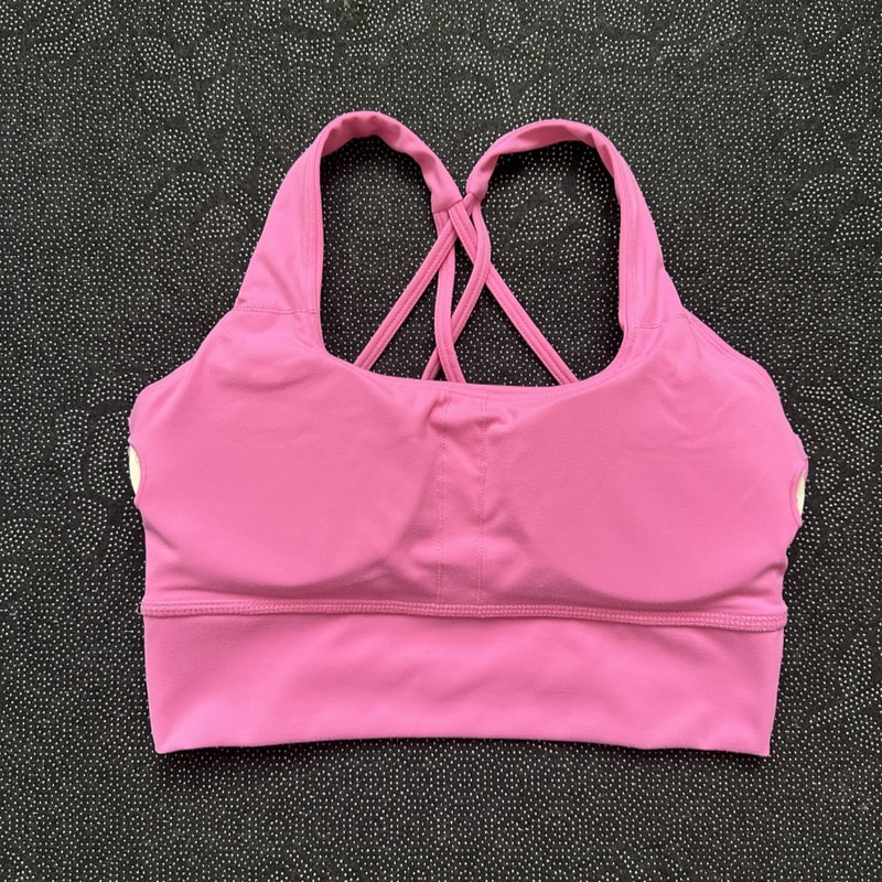 High Support Cross Back Workout Bra for Women High Impact Sports Bra