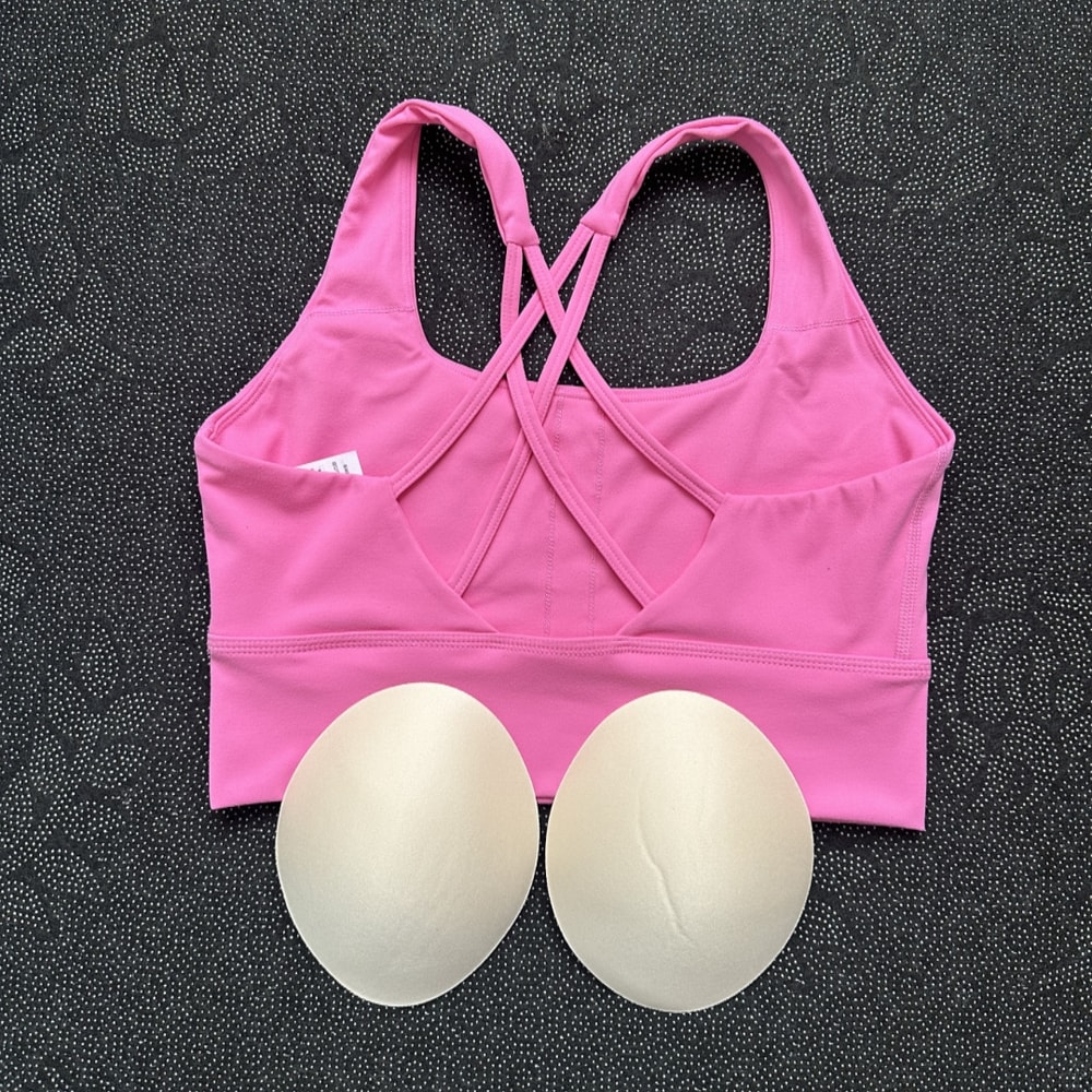 High Support Cross Back Workout Bra for Women High Impact Sports Bra