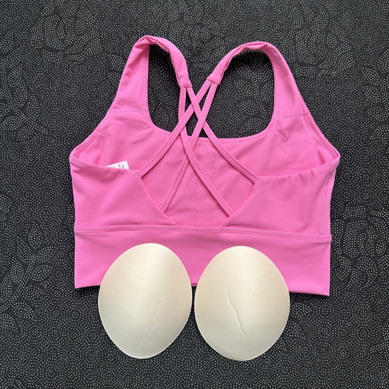 High Support Cross Back Workout Bra for Women High Impact Sports Bra