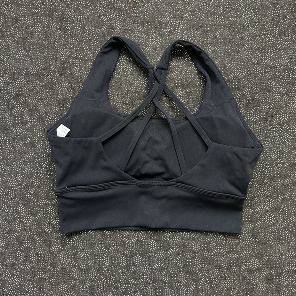 High Support Cross Back Workout Bra for Women High Impact Sports Bra