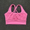 High Support Cross Back Workout Bra for Women High Impact Sports Bra