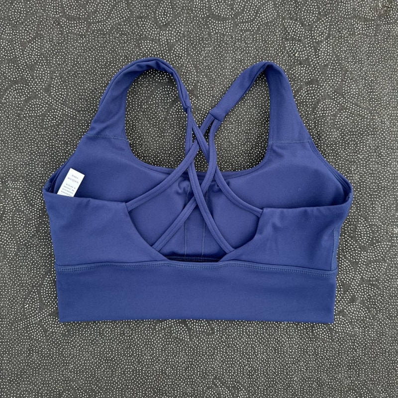 High Support Cross Back Workout Bra for Women High Impact Sports Bra