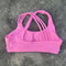 High Support Womens Sports Bra with Cross Straps and Padded Comfort