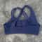 High Support Womens Sports Bra with Cross Straps and Padded Comfort