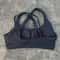 High Support Womens Sports Bra with Cross Straps and Padded Comfort