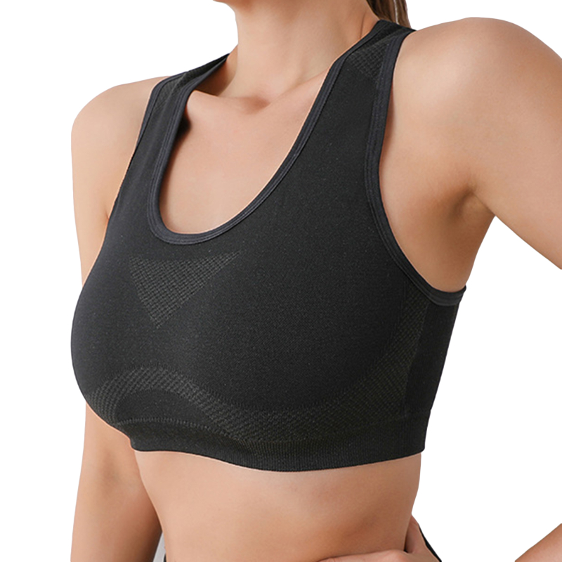Performance Seamless Sports Bra – High Support Yoga Bra & Running Fitness Top