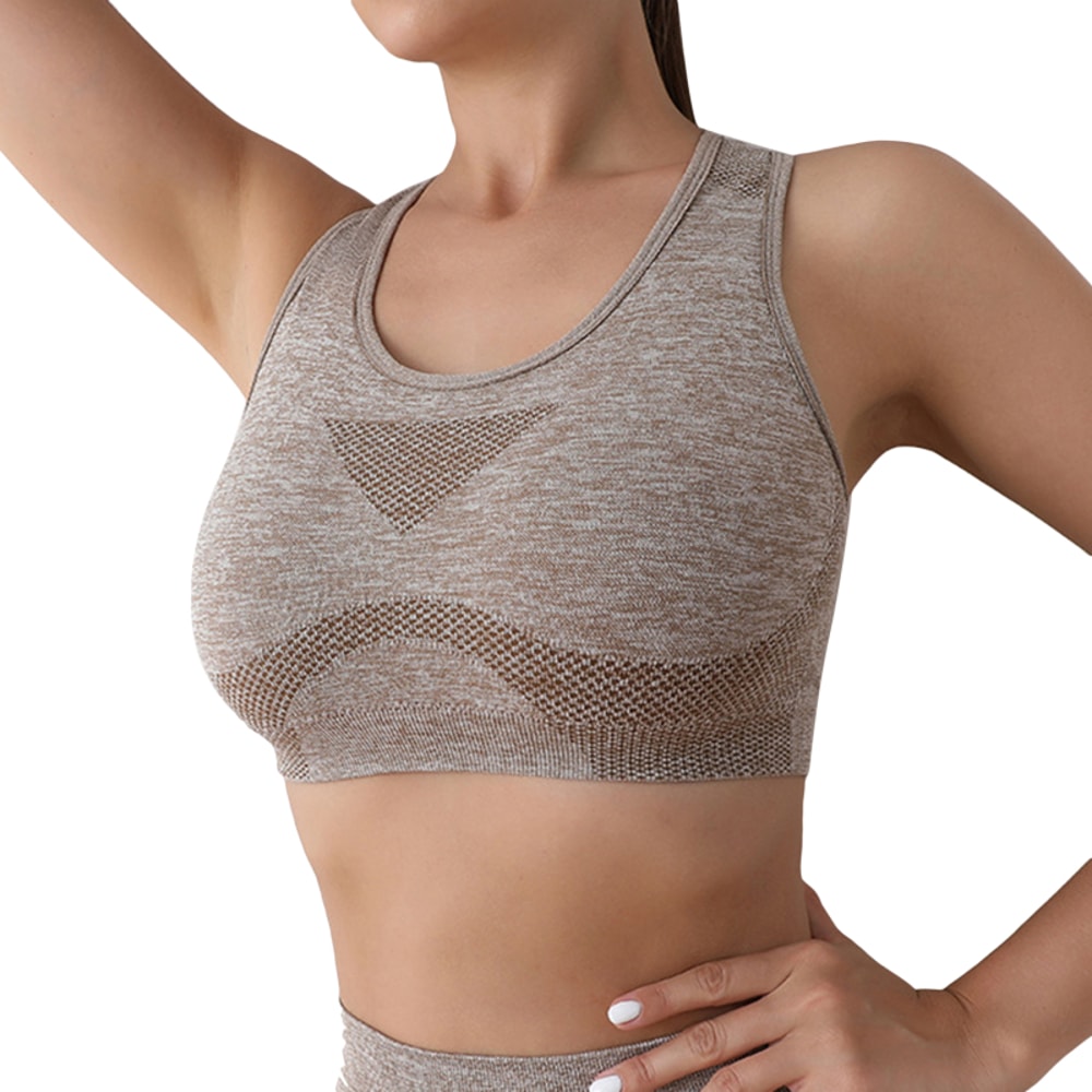 Performance Seamless Sports Bra – High Support Yoga Bra & Running Fitness Top