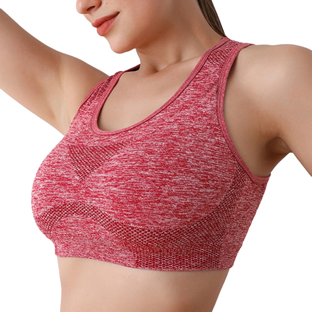 Performance Seamless Sports Bra – High Support Yoga Bra & Running Fitness Top