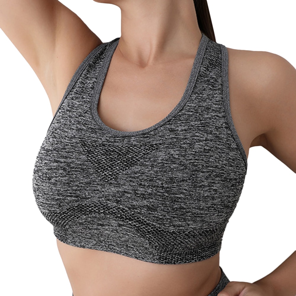 Performance Seamless Sports Bra – High Support Yoga Bra & Running Fitness Top
