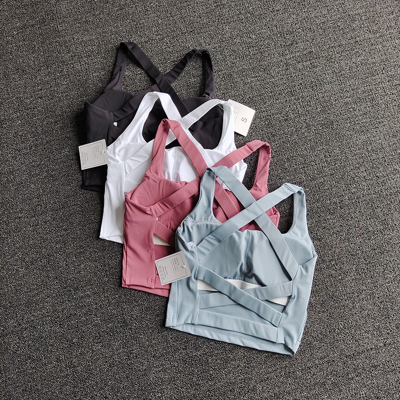 Womens Breathable Push Up Sports Bra Top – Supportive Push Up Yoga Bra for Gym Running & Fitness