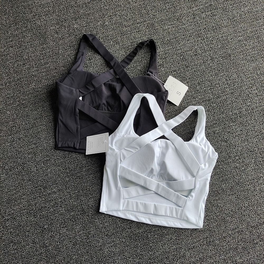 Womens Breathable Push Up Sports Bra Top – Supportive Push Up Yoga Bra for Gym Running & Fitness