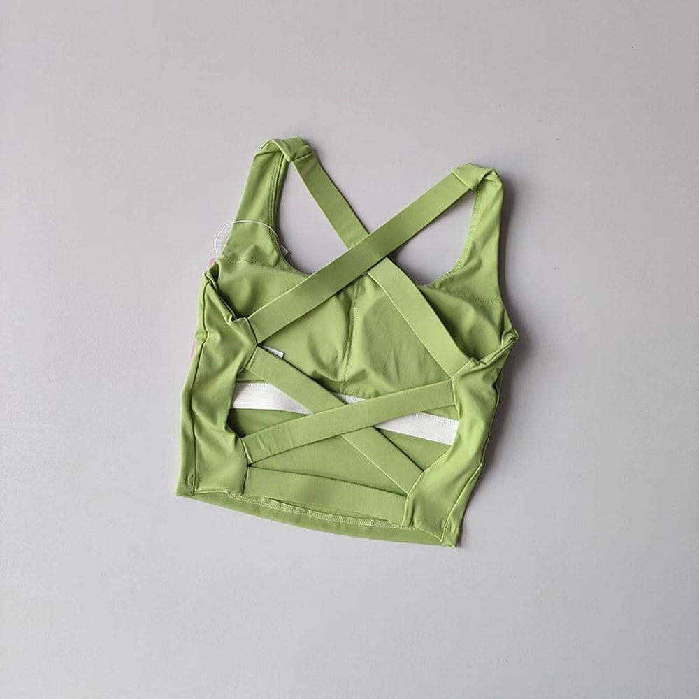 Womens Breathable Push Up Sports Bra Top – Supportive Push Up Yoga Bra for Gym Running & Fitness
