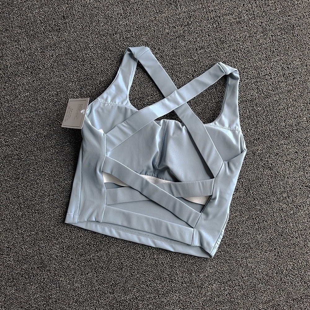 Womens Breathable Push Up Sports Bra Top – Supportive Push Up Yoga Bra for Gym Running & Fitness