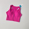 Zip Front Push Up Sports Bra with Built In Padding Shockproof Support for Yoga & Running