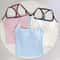 Womens Color Block Backless Yoga Tank Top With Built In Support 0