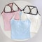Womens Color Block Backless Yoga Tank Top With Built In Support 0