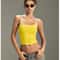 Womens Color Block Backless Yoga Tank Top With Built In Support 2