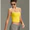 Womens Color Block Backless Yoga Tank Top With Built In Support 3