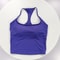 Womens Color Block Backless Yoga Tank Top With Built In Support 7