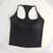 Womens Color Block Backless Yoga Tank Top With Built In Support 12