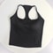Womens Color Block Backless Yoga Tank Top With Built In Support 12