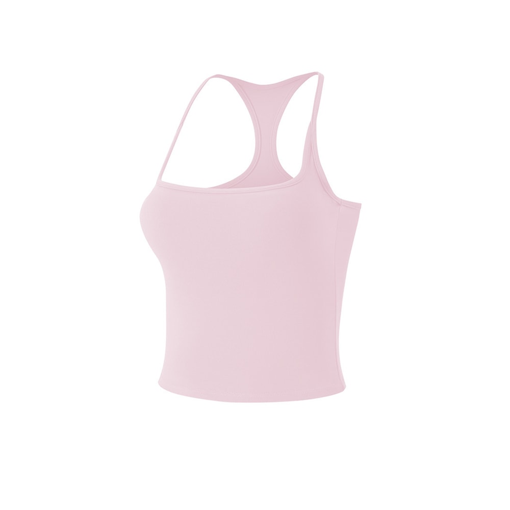 Womens Color Block Backless Yoga Tank Top With Built In Support 14
