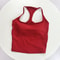 Womens Color Block Backless Yoga Tank Top With Built In Support 15