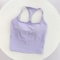 Womens Color Block Backless Yoga Tank Top With Built In Support 16