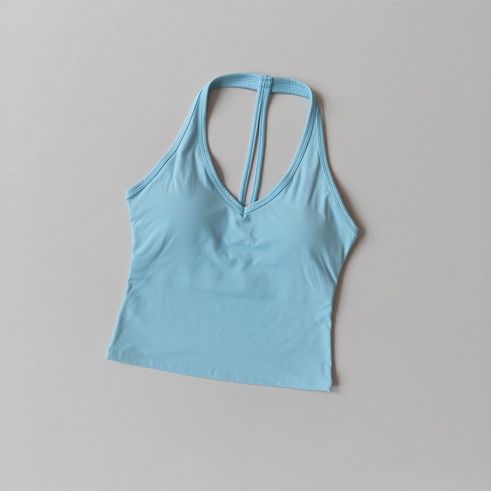 Premium Womens Active Racerback Tank womens workout tank with built in bra and removable padding sports bra Support