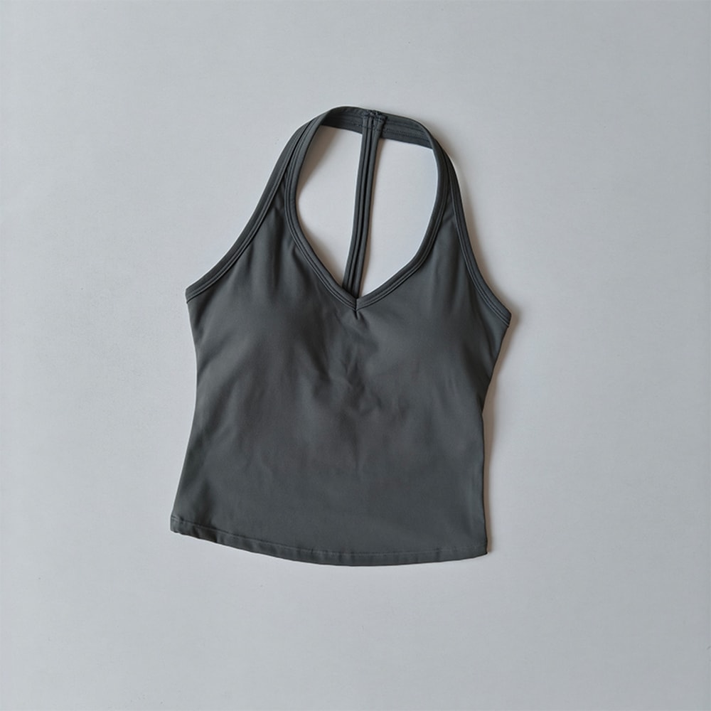 Premium Womens Active Racerback Tank womens workout tank with built in bra and removable padding sports bra Support