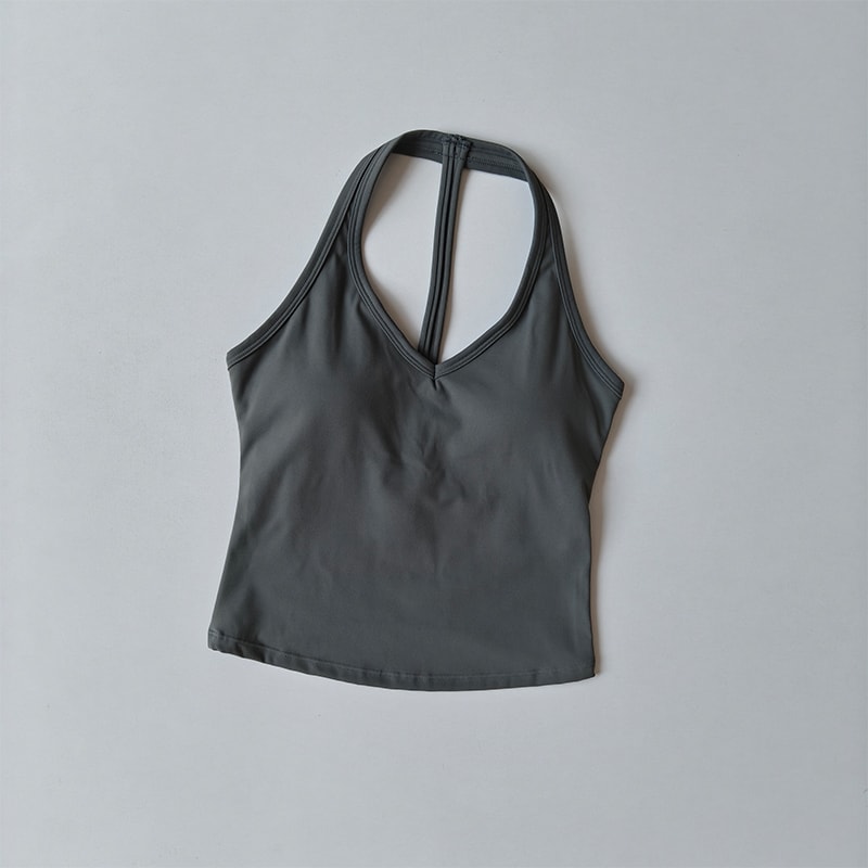 Premium Womens Active Racerback Tank womens workout tank with built in bra and removable padding sports bra Support