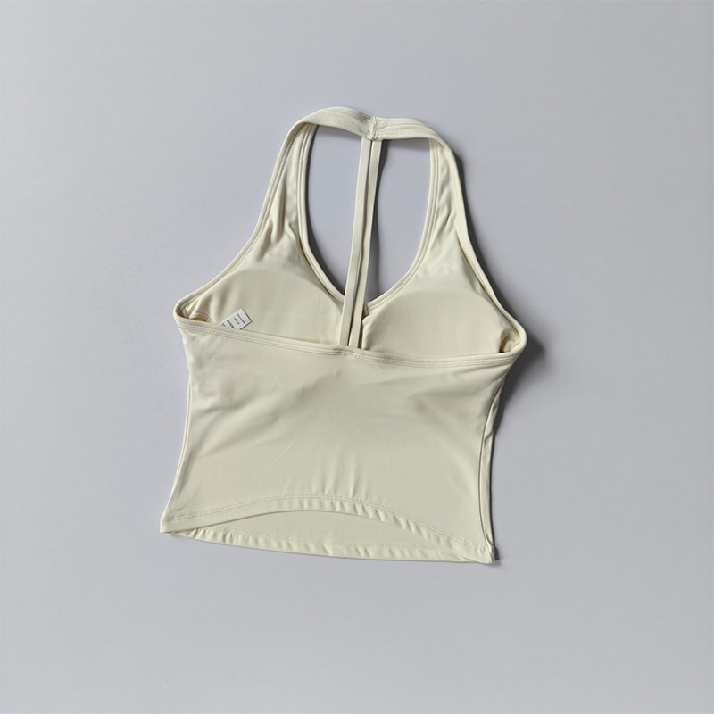 Premium Womens Active Racerback Tank womens workout tank with built in bra and removable padding sports bra Support