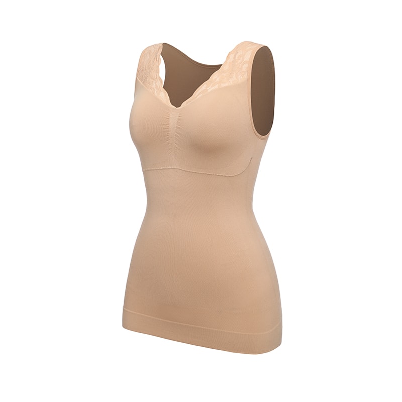 Womens Shapewear Tank Top With BuiltIn Bra Tummy Control Slim Waist 5