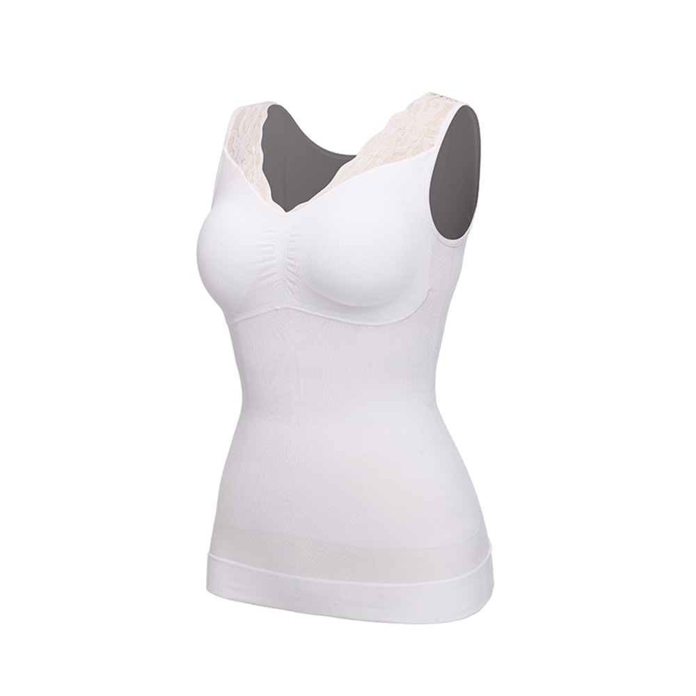 Womens Shapewear Tank Top With BuiltIn Bra Tummy Control Slim Waist 6