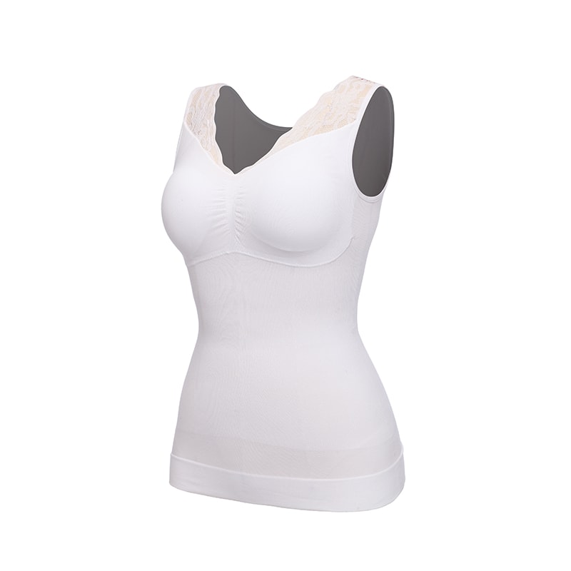 Womens Shapewear Tank Top With BuiltIn Bra Tummy Control Slim Waist 6
