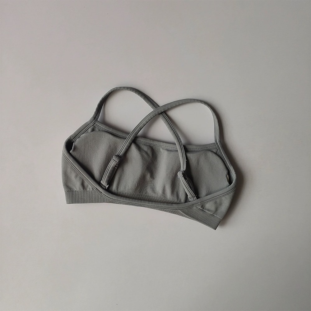 Womens Seamless Yoga Crop Top & Shock Proof Workout Suit Activewear