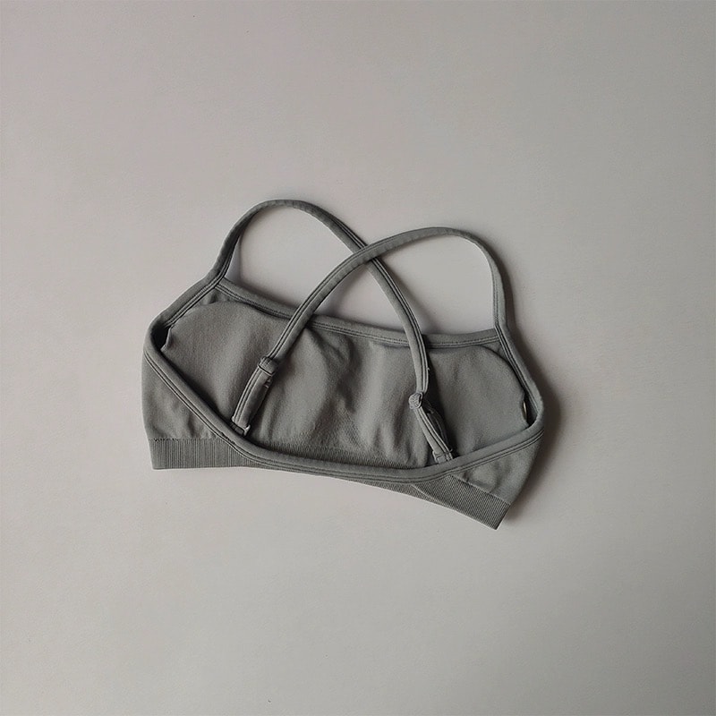 Womens Seamless Yoga Crop Top & Shock Proof Workout Suit Activewear