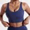 Womens Padded Cross Back Sports Bra Comfortable Support Fit For Yoga Gym Active Training 0