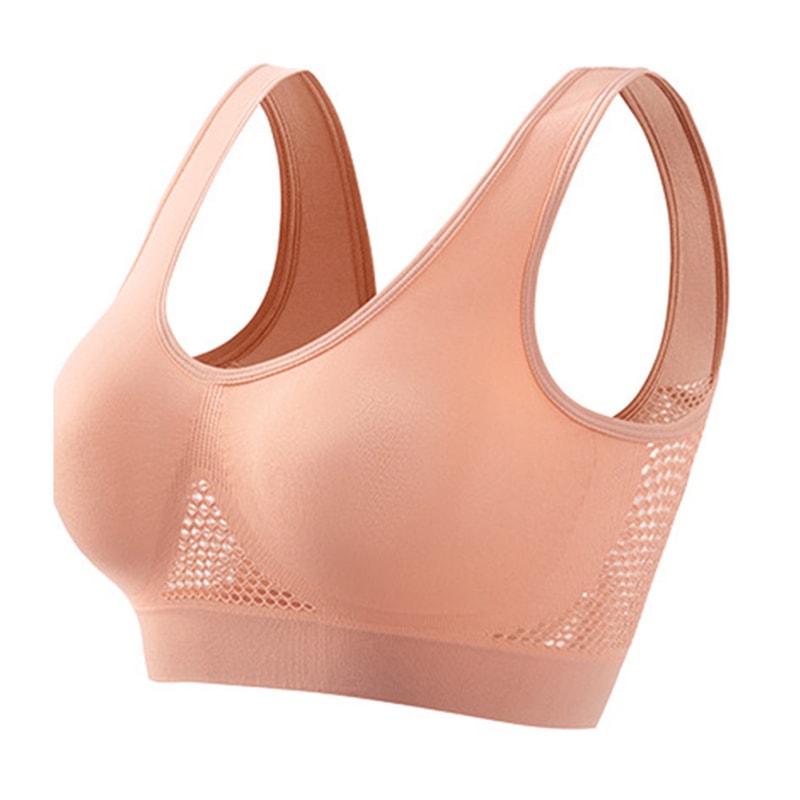 Womens Seamless Sports Wireless Push Up Bra Crop Top For Everyday Comfort 9