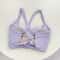 High Support Women's Crisscross Racerback Sports Bra for Yoga & Fitness