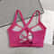 High Support Women's Crisscross Racerback Sports Bra for Yoga & Fitness
