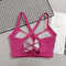High Support Women's Crisscross Racerback Sports Bra for Yoga & Fitness