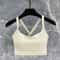 High Support Women's Crisscross Racerback Sports Bra for Yoga & Fitness