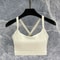 High Support Women's Crisscross Racerback Sports Bra for Yoga & Fitness