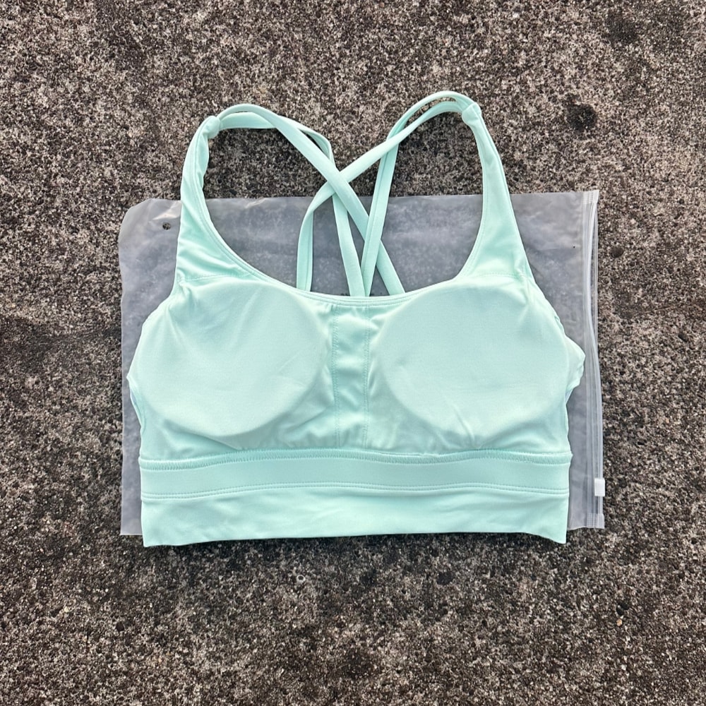 High Support Womens Gym & Yoga Sports Bra with Cross Back Straps