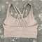High Support Womens Gym & Yoga Sports Bra with Cross Back Straps