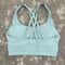 High Support Womens Gym & Yoga Sports Bra with Cross Back Straps