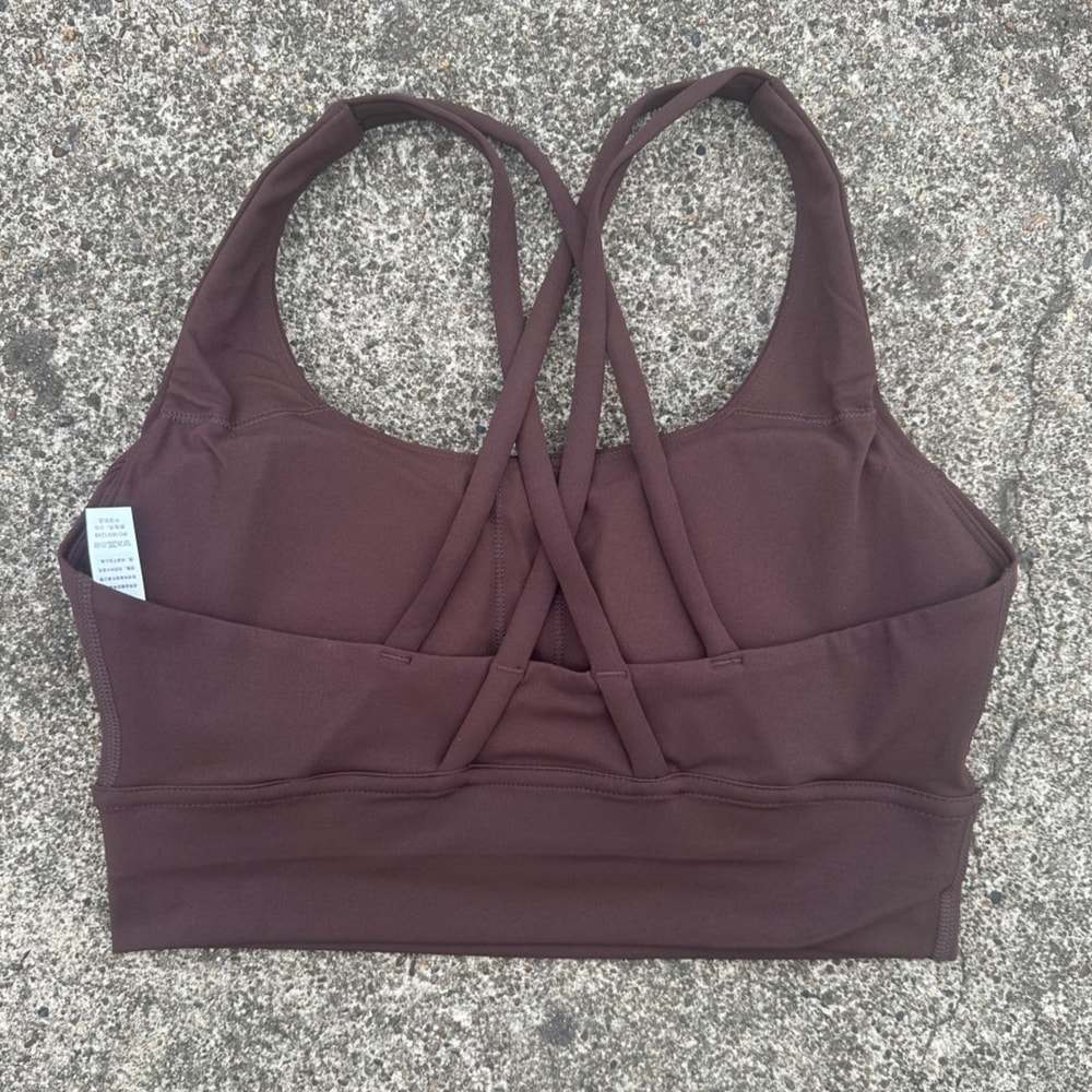 High Support Womens Gym & Yoga Sports Bra with Cross Back Straps