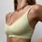 Seamless Wireless Bralette Crop Top U Back Ribbed Comfort Bra 2