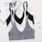 Seamless Wireless Bralette Crop Top U Back Ribbed Comfort Bra 3